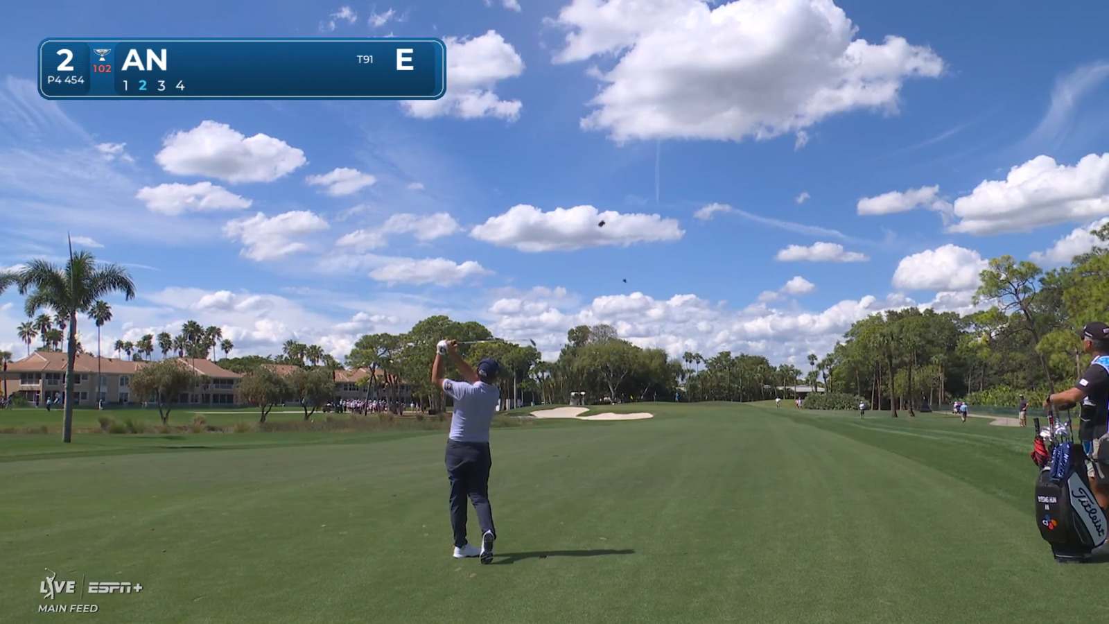 Byeong Hun An sticks approach to set up birdie at Cognizant Classic