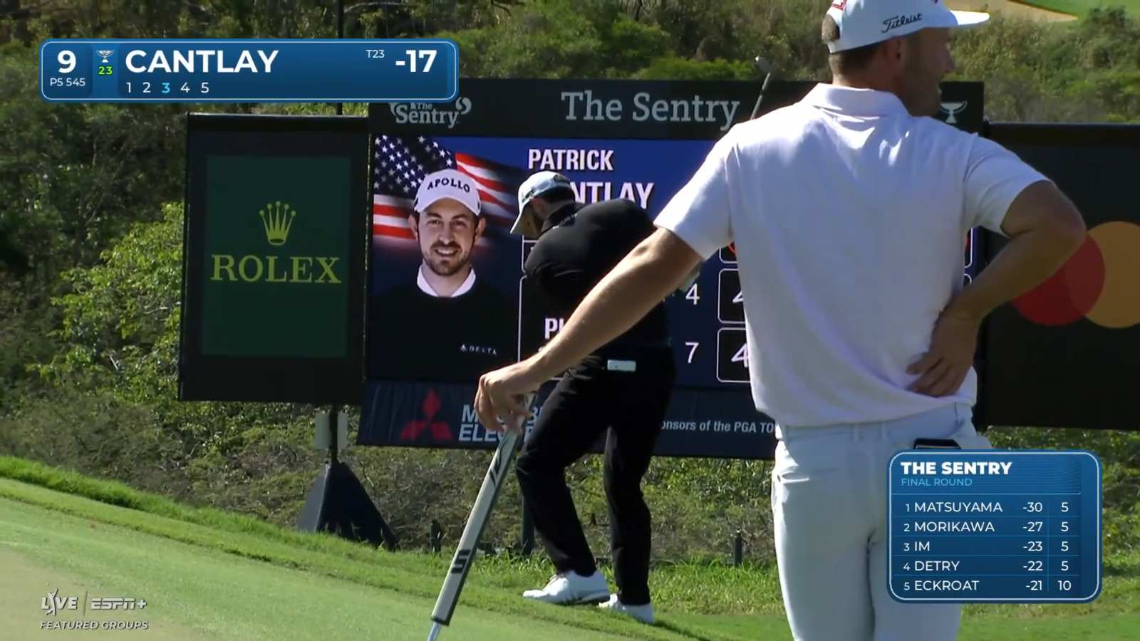 Patrick Cantlay uses short game to set up birdie at The Sentry