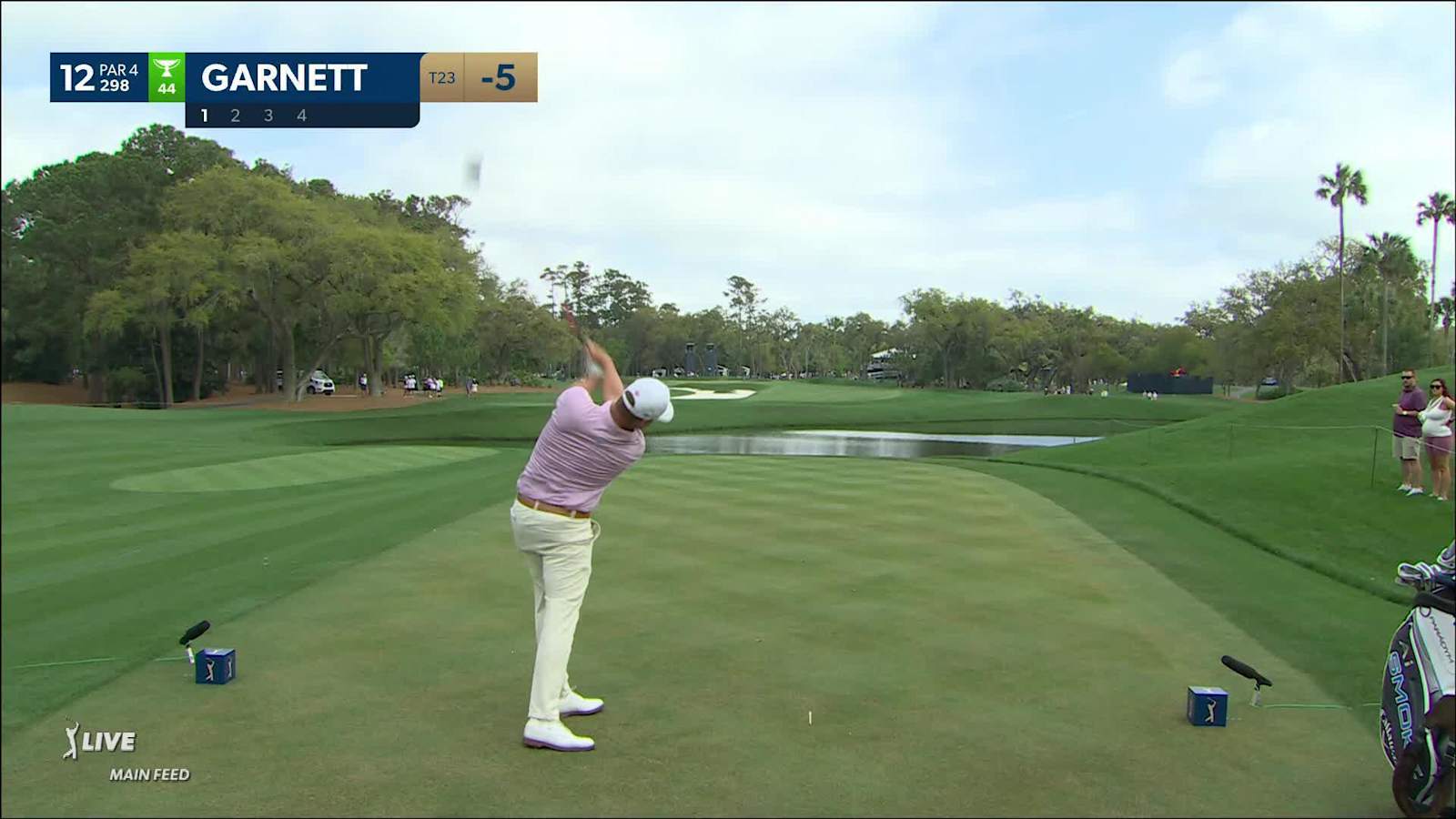 Brice Garnett drives the green to set up stress-free birdie at THE PLAYERS