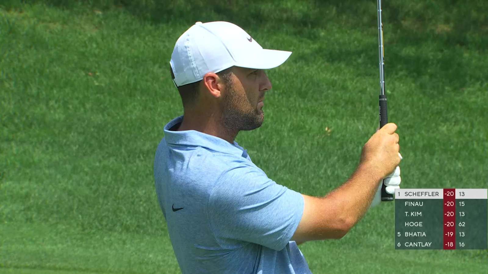 Scottie Scheffler hits it tight to set up birdie at Travelers