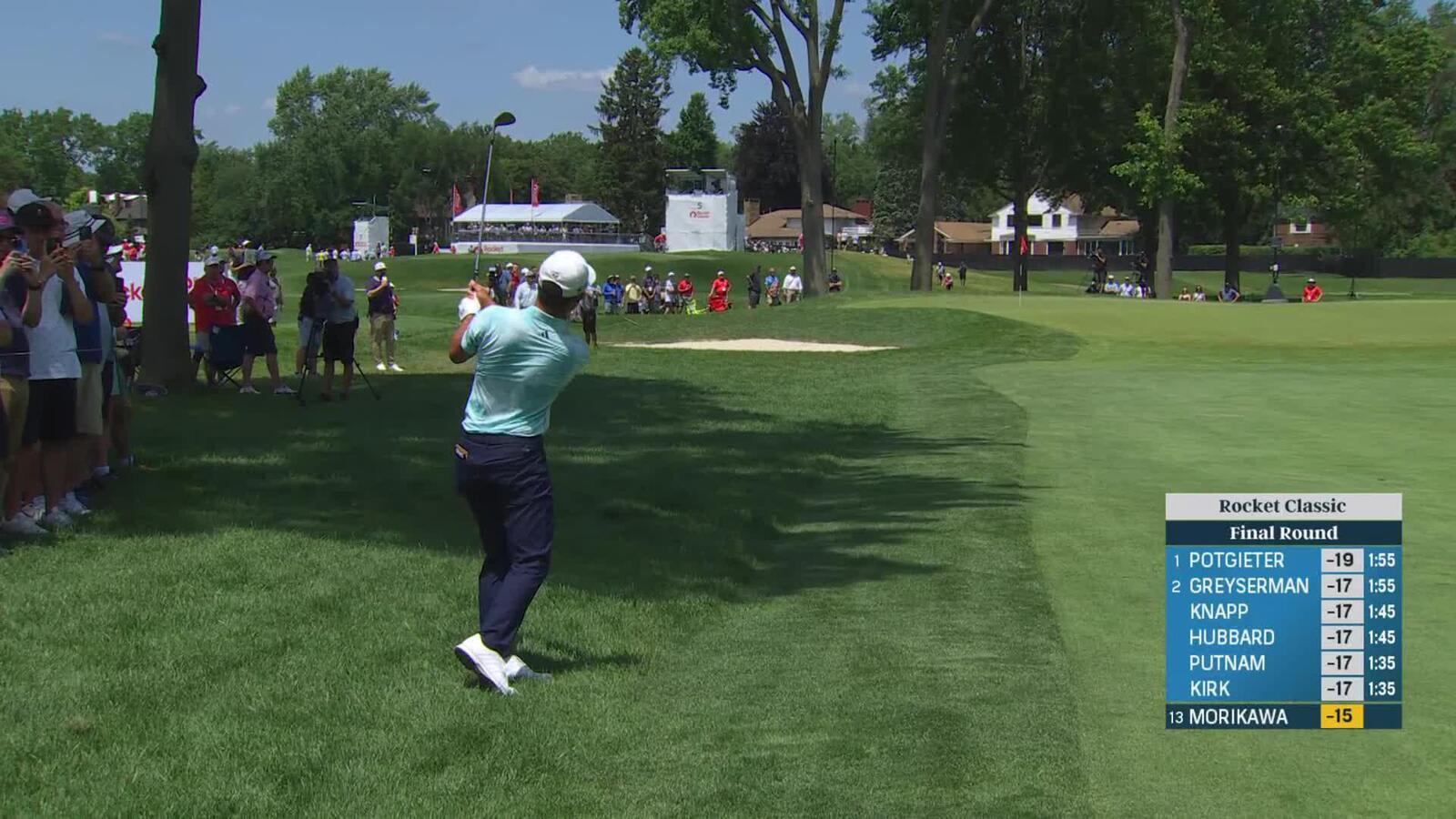 Collin Morikawa makes birdie to start final round at Rocket Classic