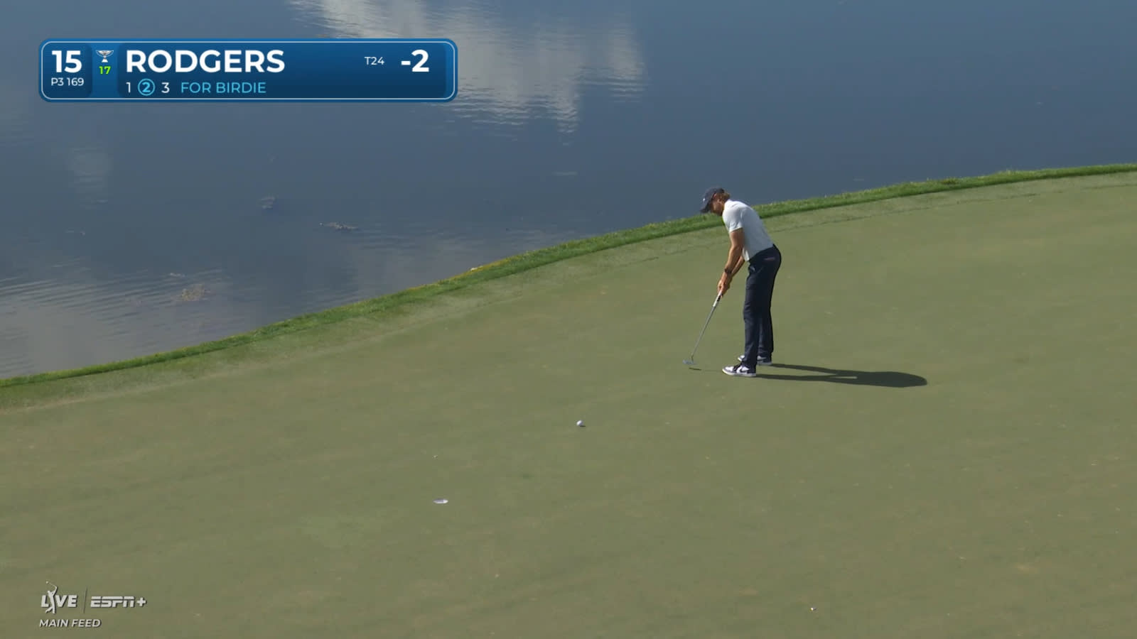 Patrick Rodgers sinks 14-foot birdie putt at Cognizant Classic