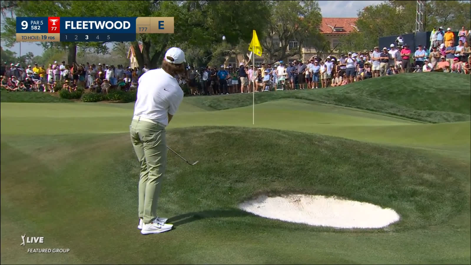 Tommy Fleetwood gets up-and-down to birdie at THE PLAYERS