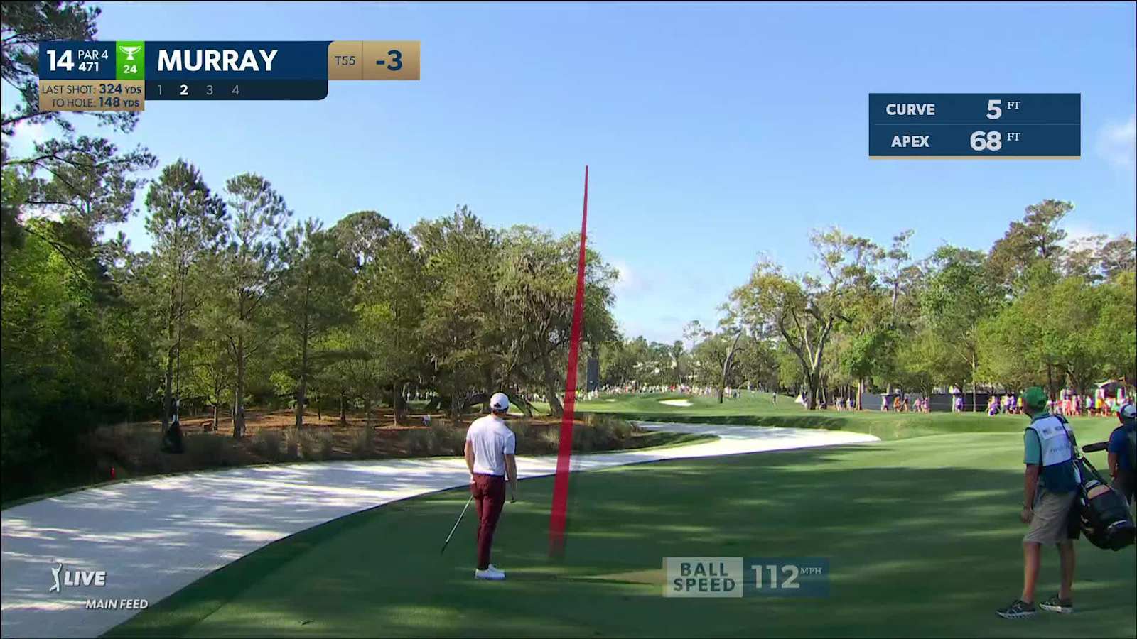 Grayson Murray hits tight second shot and birdies at THE PLAYERS