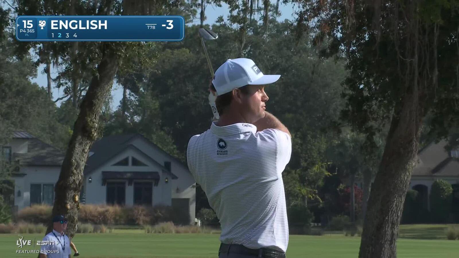 Harris English makes birdie on No. 15 at The RSM Classic