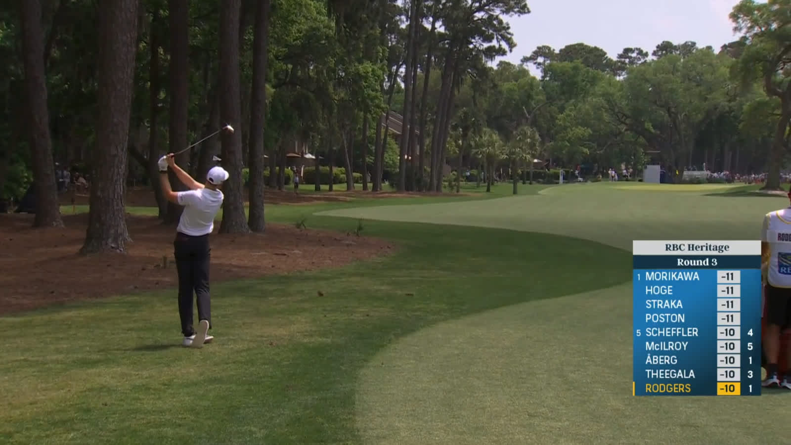 Patrick Rodgers converts birdie on No. 2 at RBC Heritage