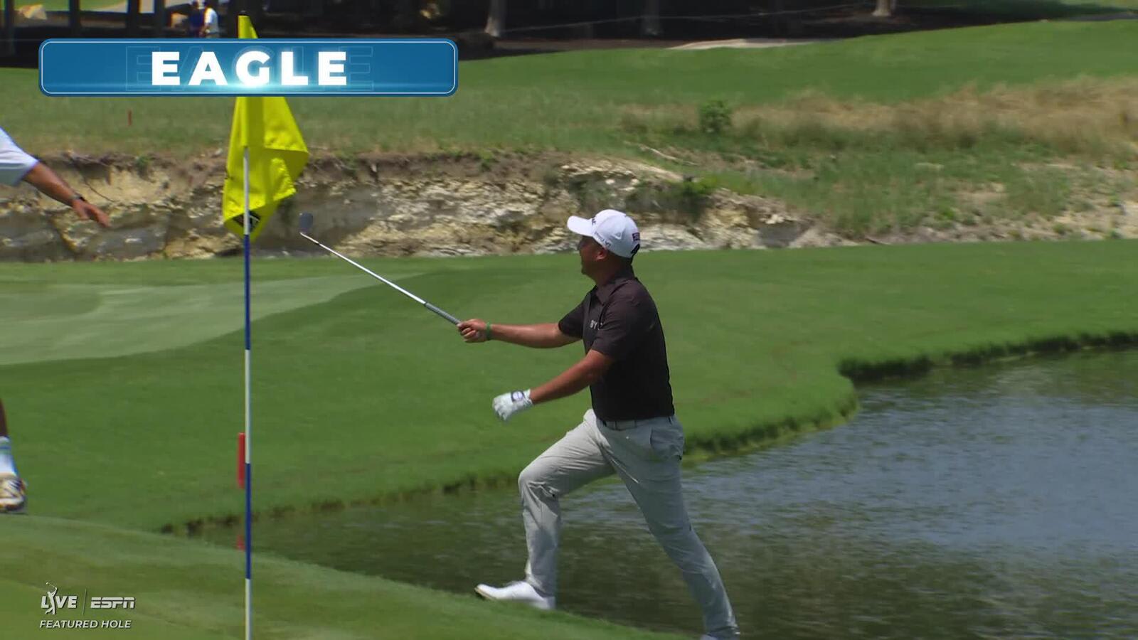 Doug Ghim makes eagle on No. 14 at THE CJ CUP