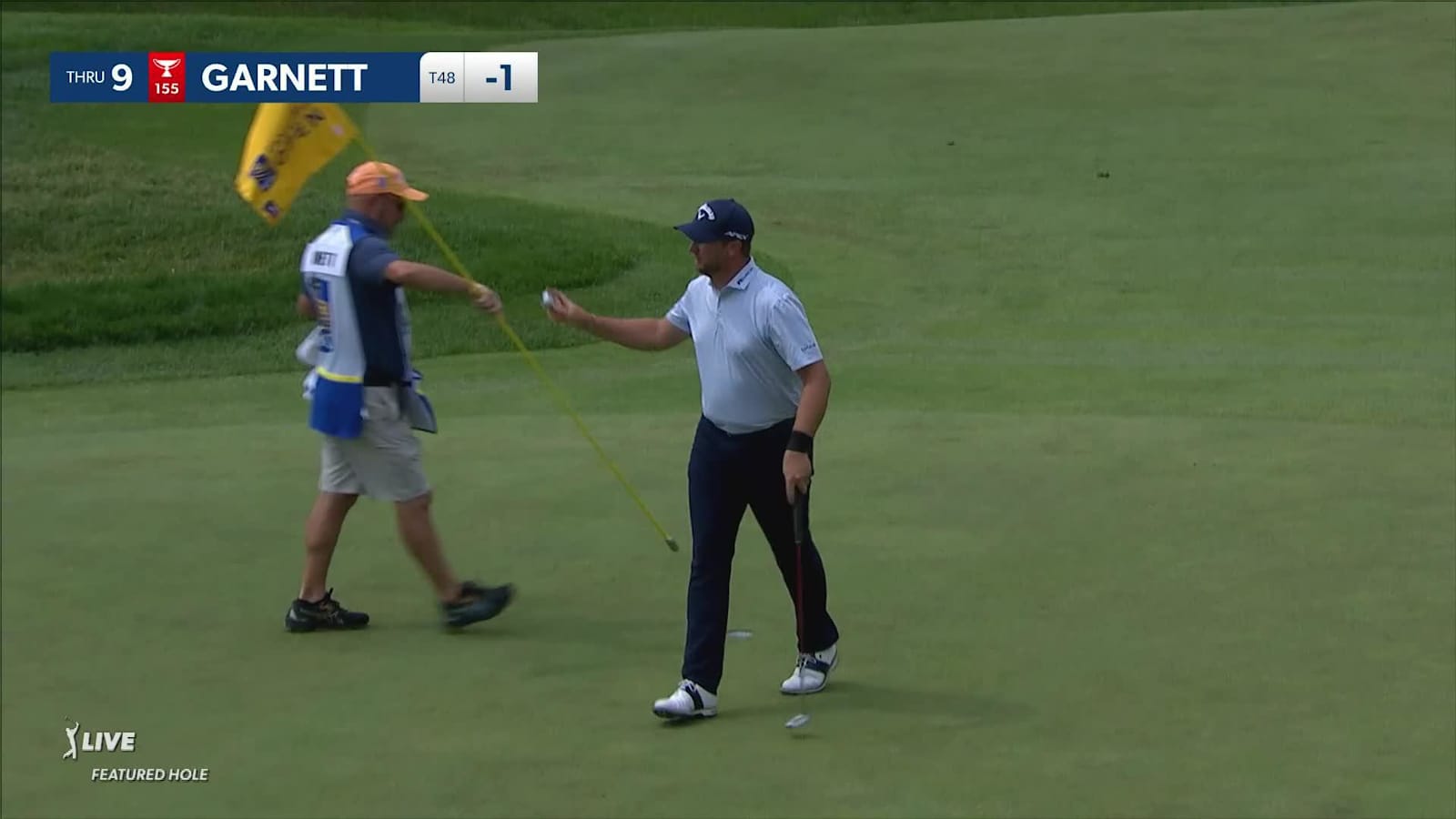 Brice Garnett's tee shot above hole yields birdie at RBC Canadian