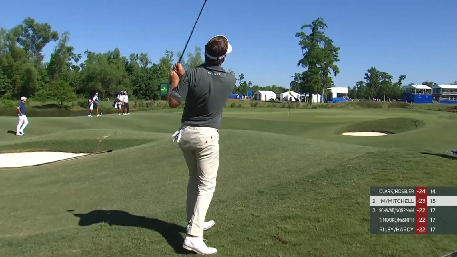 Keith Mitchell's flop shot leads to birdie at Zurich Classic