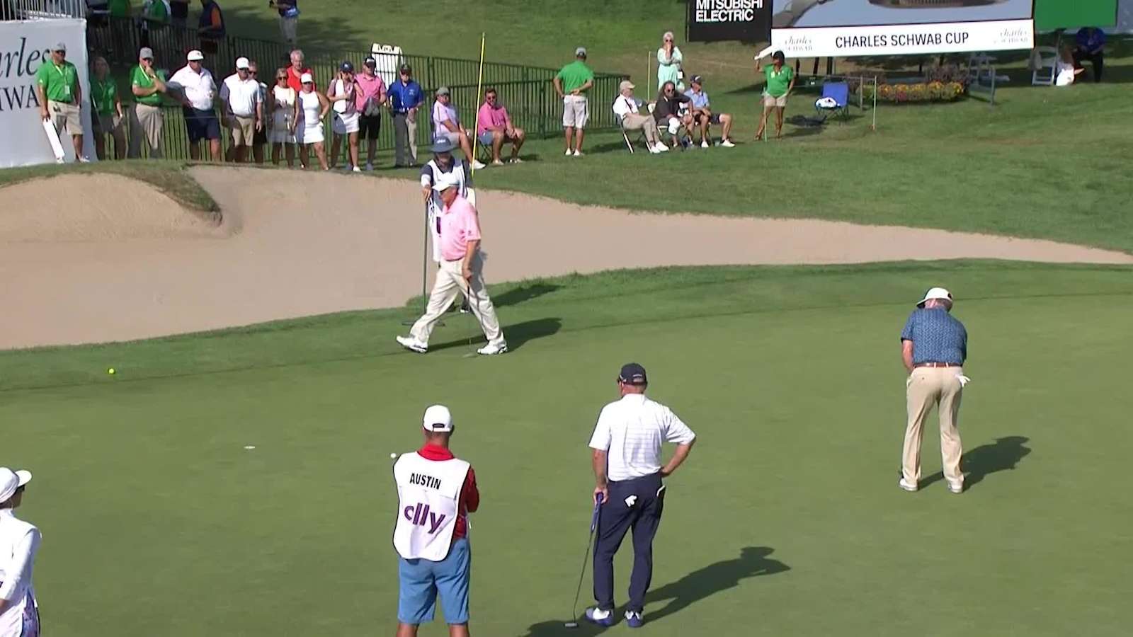 Jeff Maggert makes birdie on No. 18 in Round 3 at Ally Challenge
