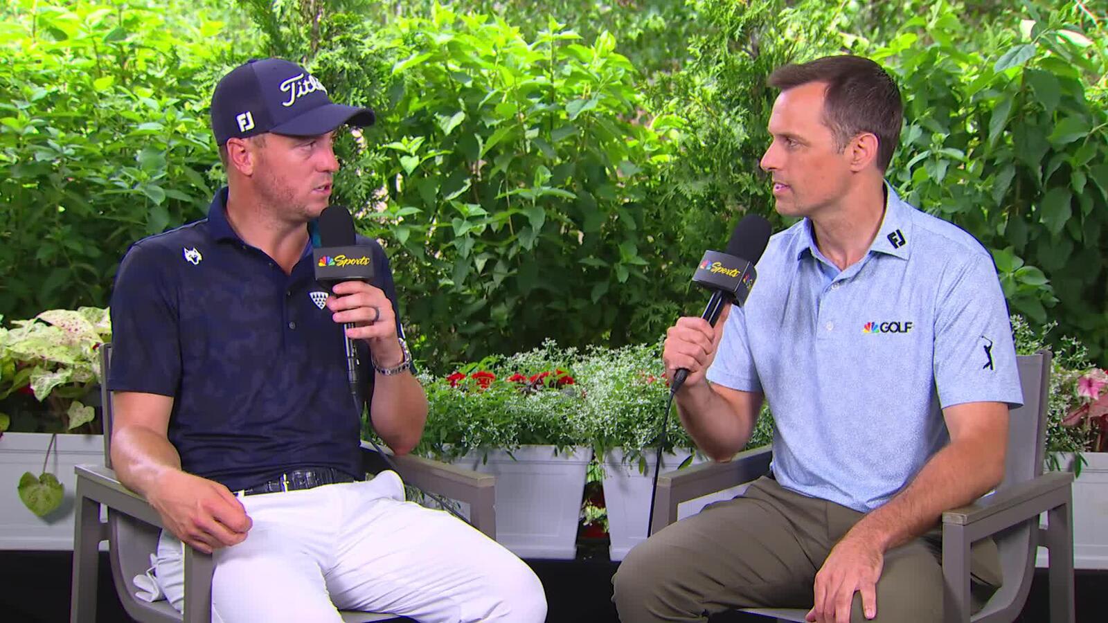 Justin Thomas’ interview after Round 2 of Travelers