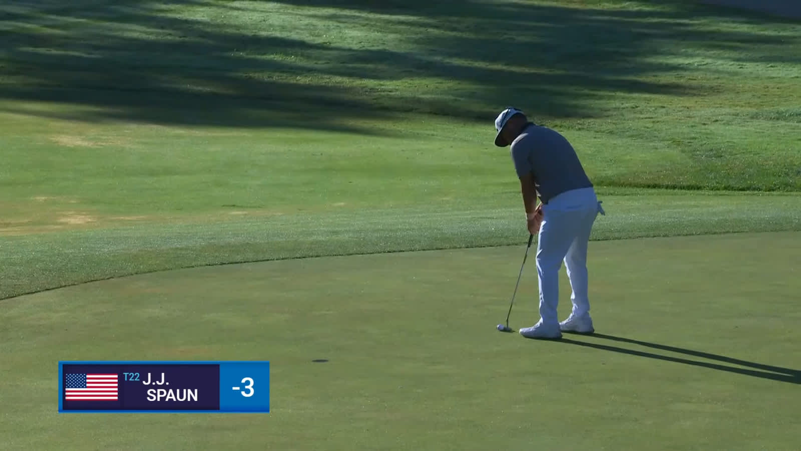 J.J. Spaun makes birdie on No. 2 at Procore