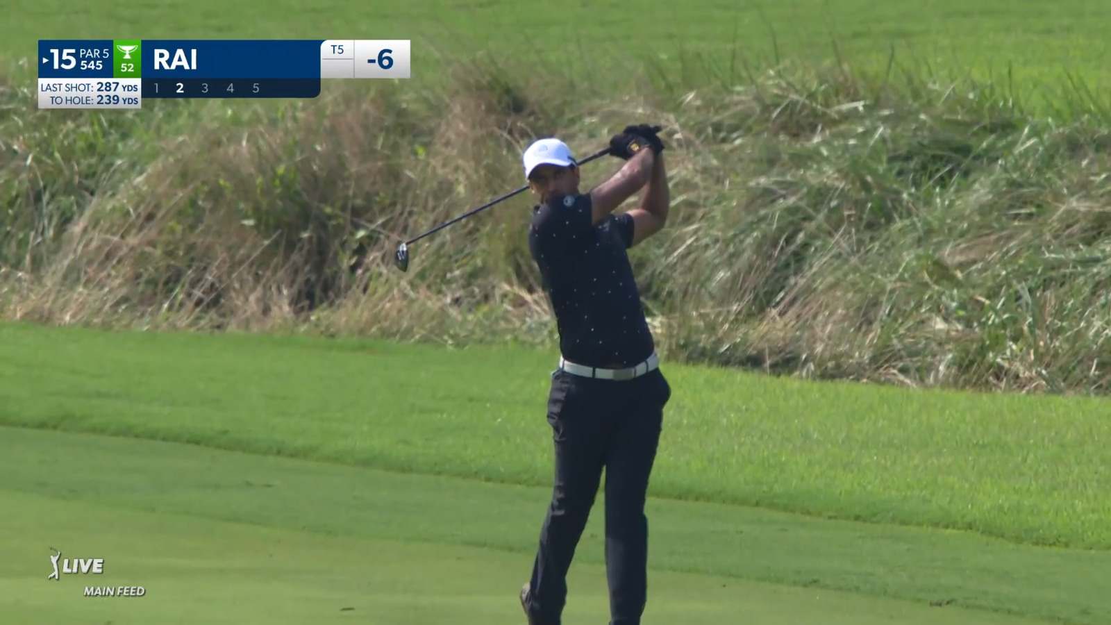 Aaron Rai pours in 17-foot birdie putt at Wyndham