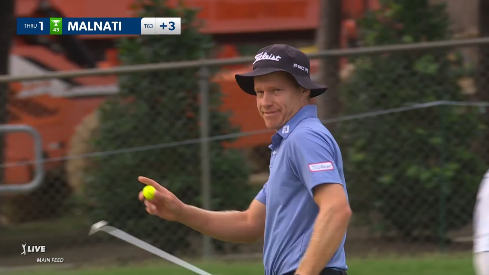 Peter Malnati cards early birdie on No. 1 at Charles Schwab