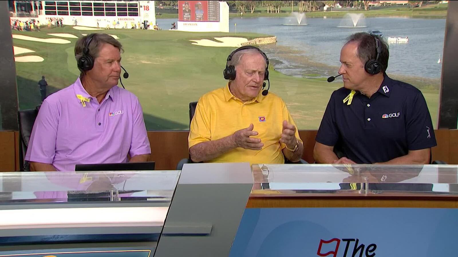 Jack Nicklaus' interview during Round 4 broadcast at Honda