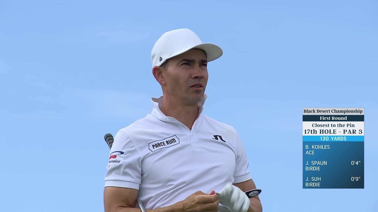 Camilo Villegas nearly makes ace to set up tap-in birdie at Black Desert