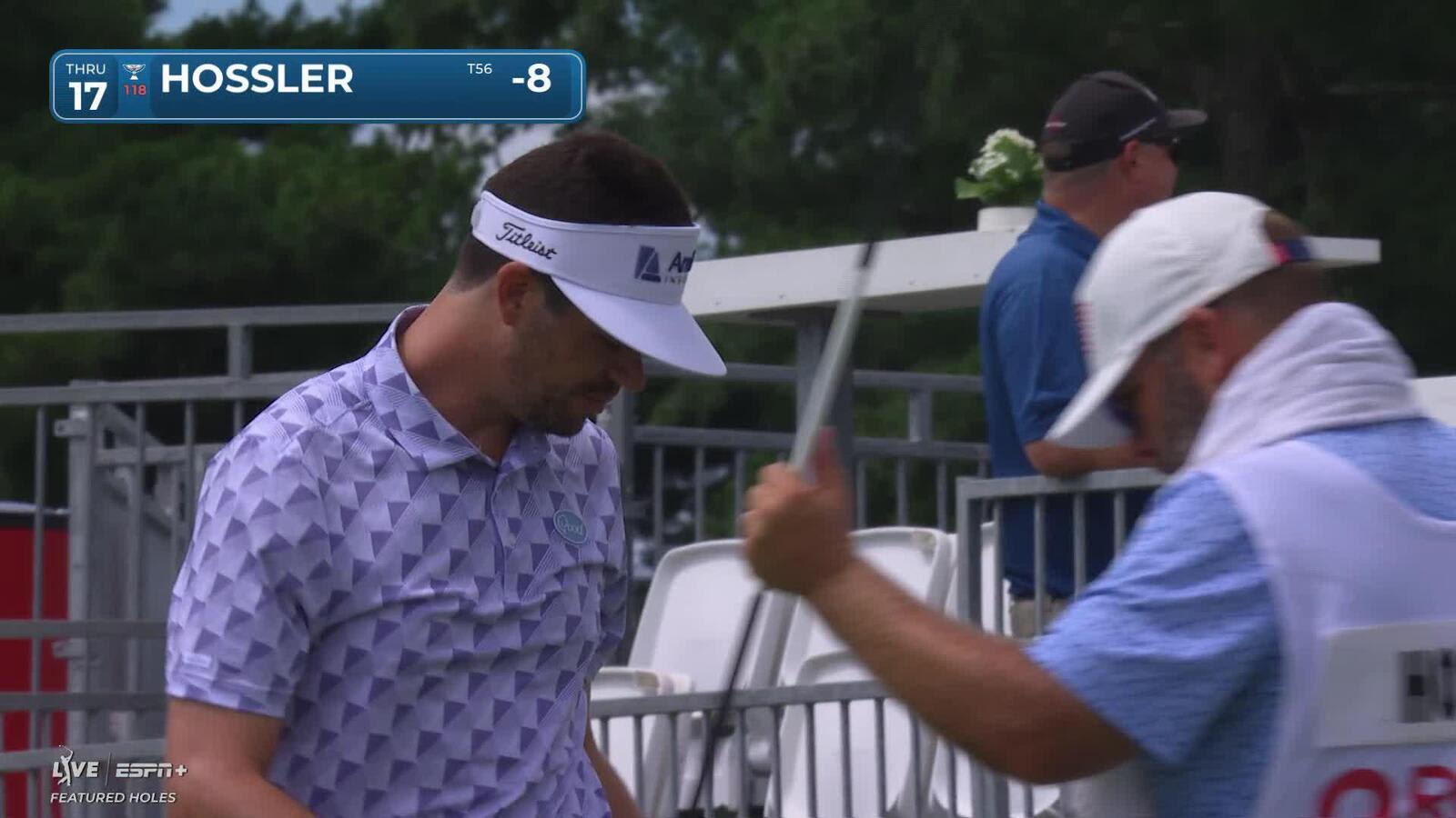 Beau Hossler makes birdie on No. 17 at Rocket Classic