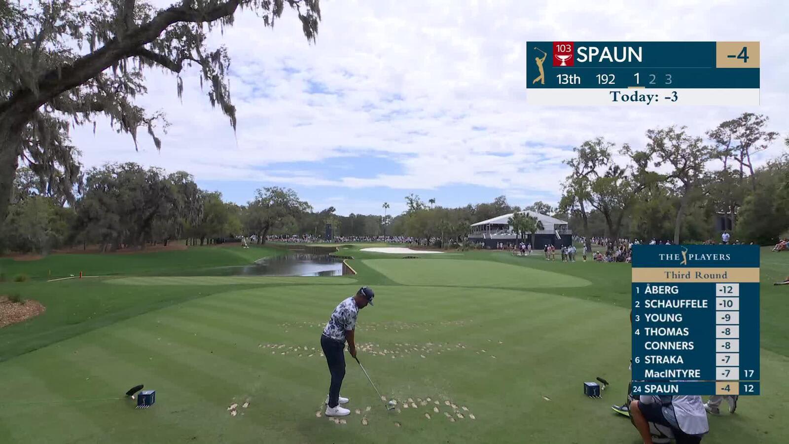 J.J. Spaun hits 190-yard tee shot to 8 feet, sets up birdie at THE PLAYERS