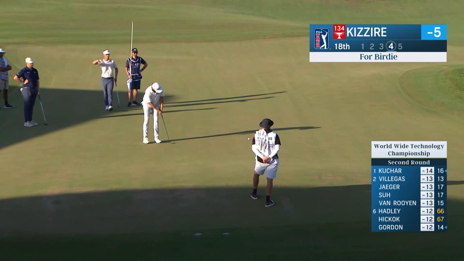 Patton Kizzire rolls in birdie at World Wide Technology