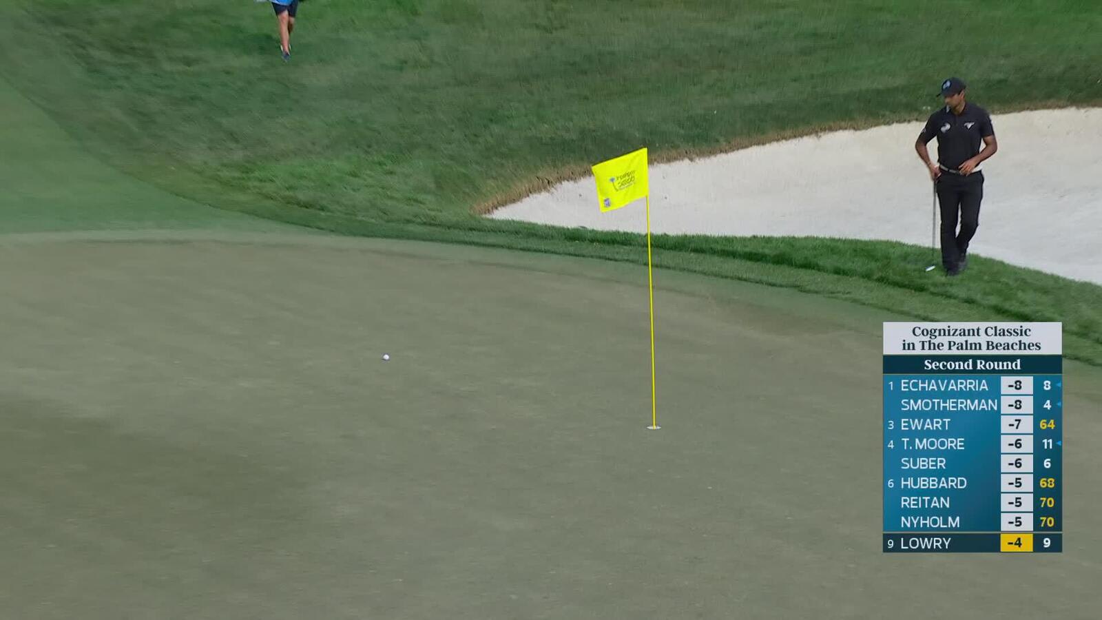 Shane Lowry taps in from 3 feet for birdie on No. 10 at Cognizant Classic