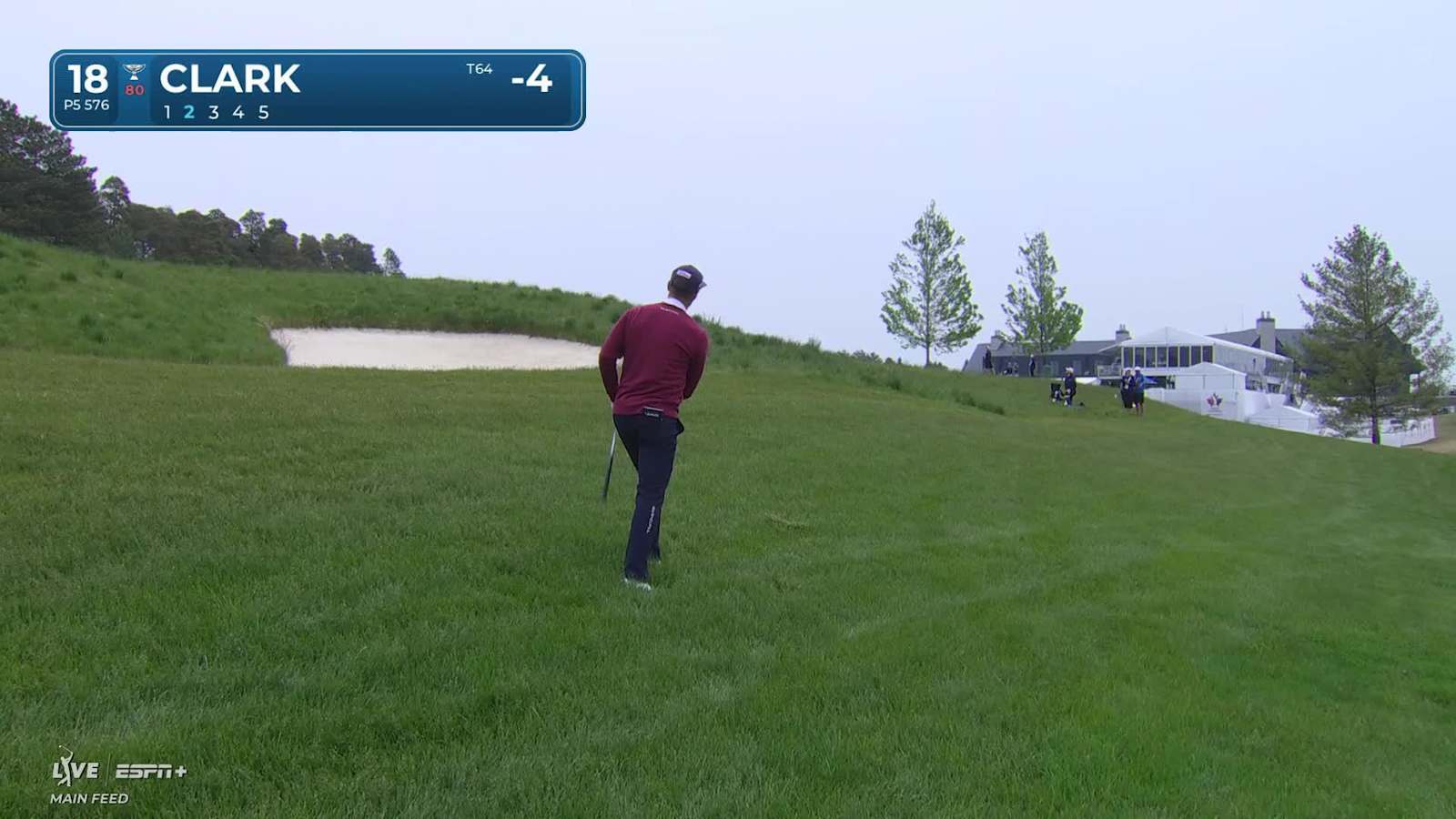 Wyndham Clark's tough shot from rough sets up two-putt birdie at RBC Canadian