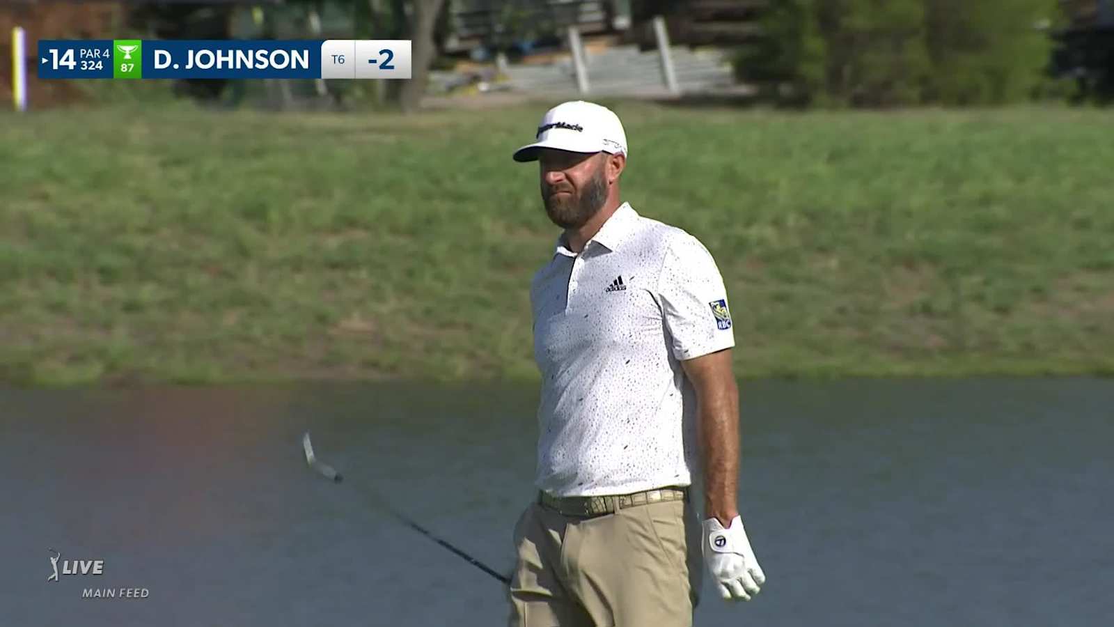 Dustin Johnson's nearly chips in for eagle at AT&T Byron Nelson