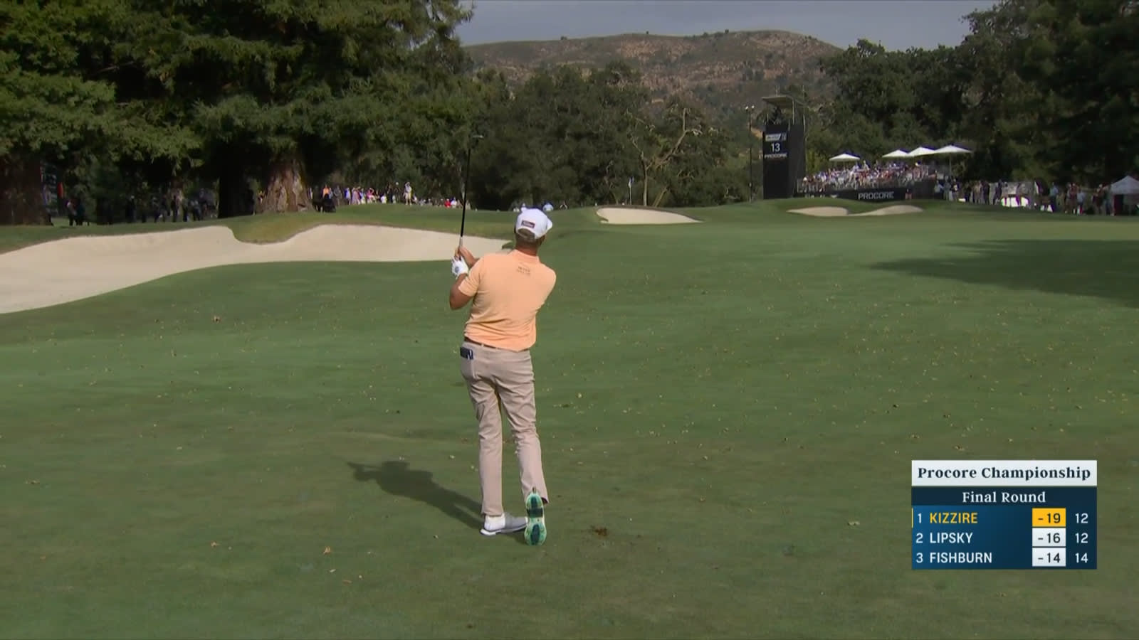 Patton Kizzire uses nice approach to set up birdie at Procore