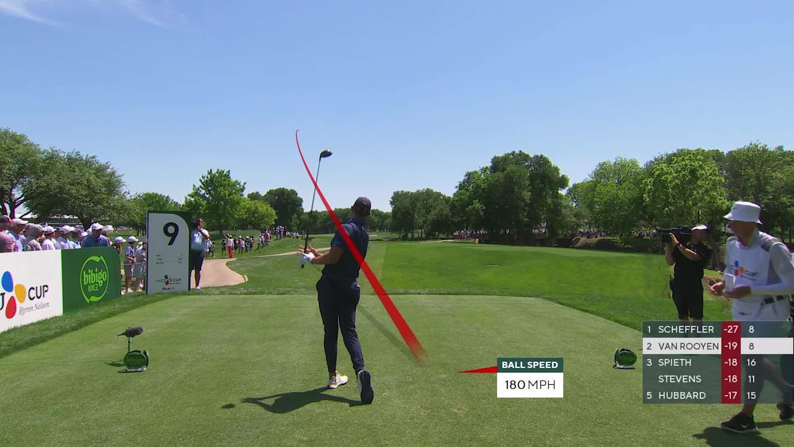 Erik van Rooyen makes eagle putt on No. 9 at THE CJ CUP