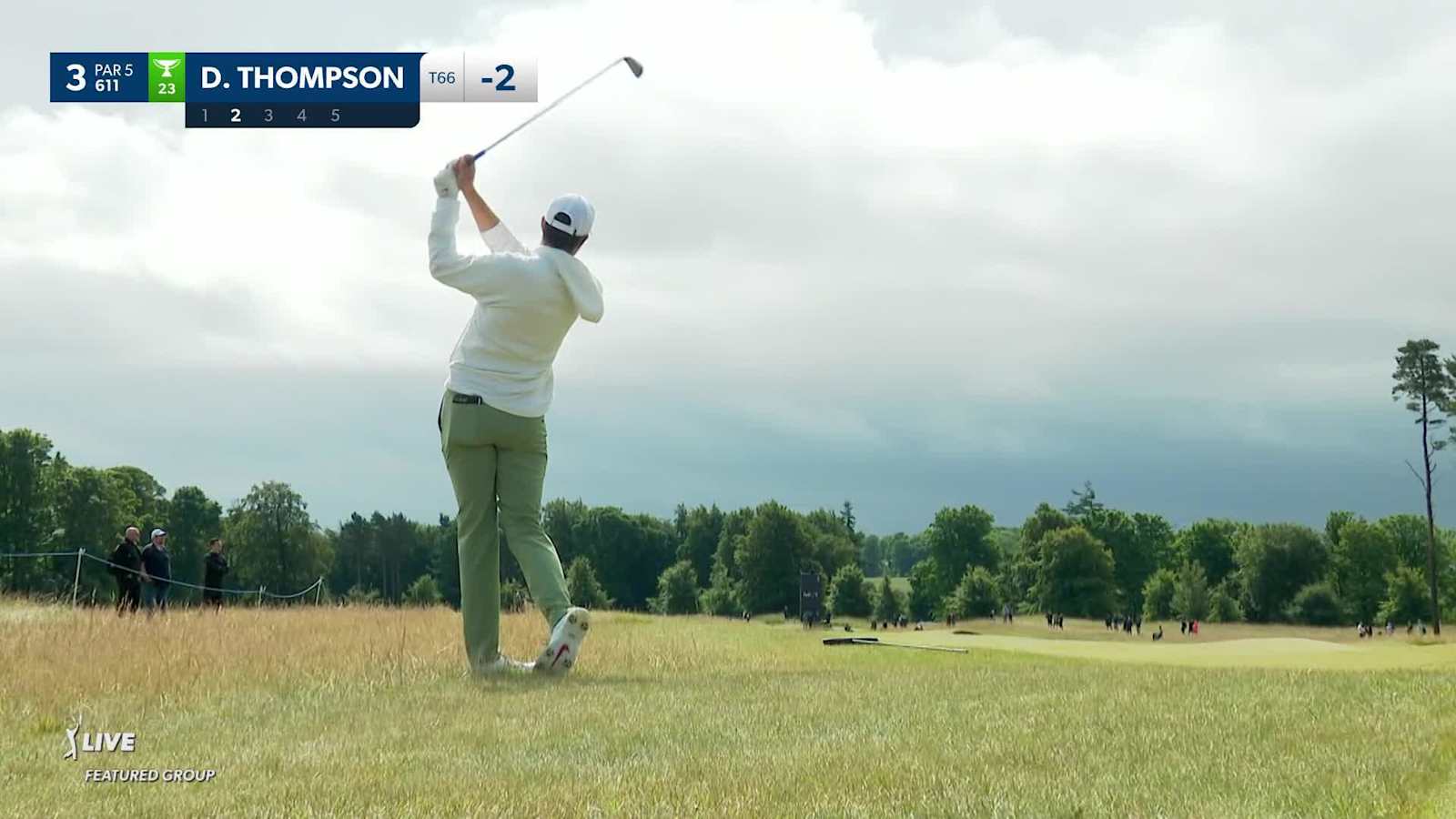 Davis Thompson makes birdie at Genesis Scottish Open