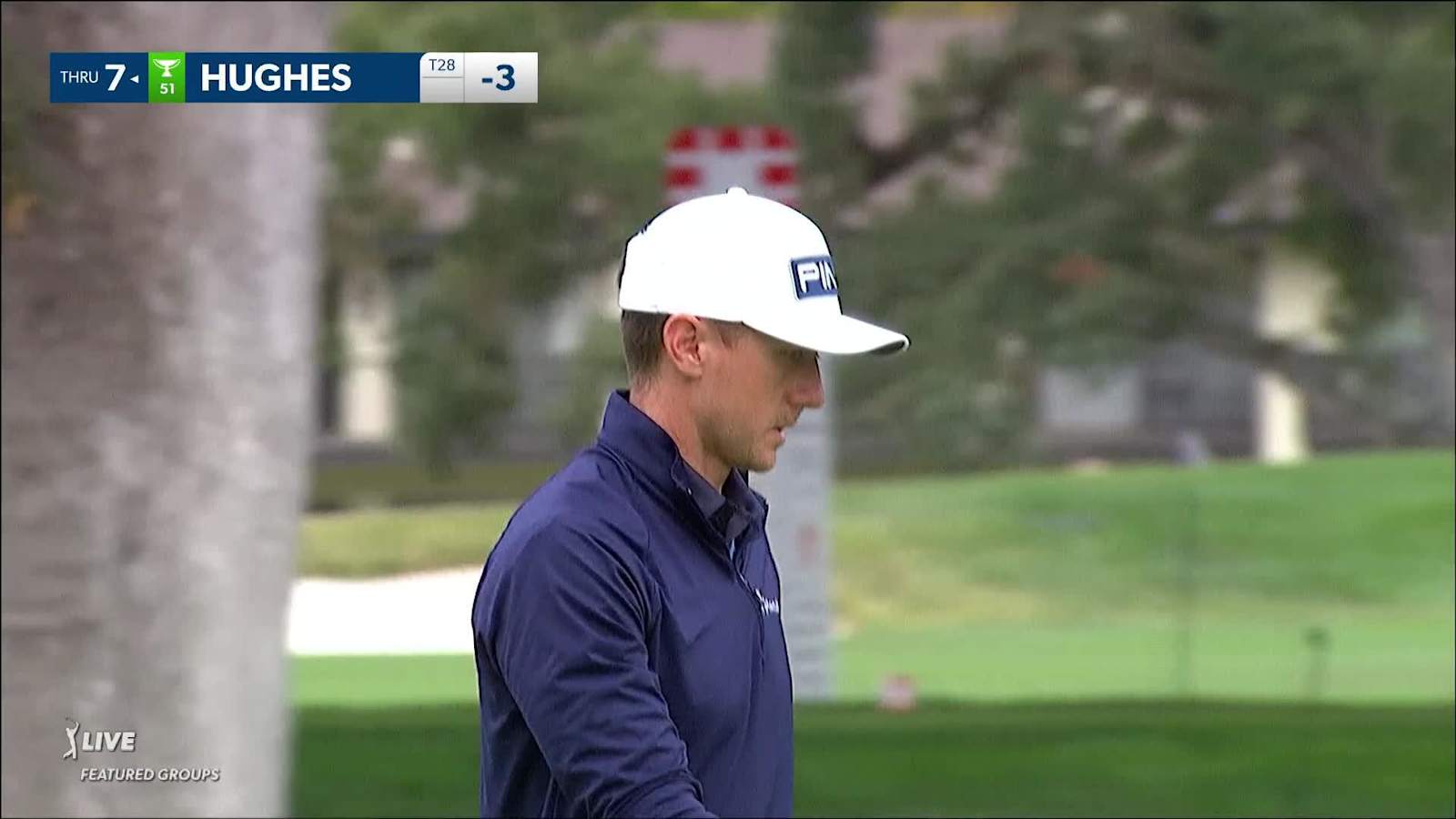 Mackenzie Hughes' 21-foot birdie putt at Fortinet Championship