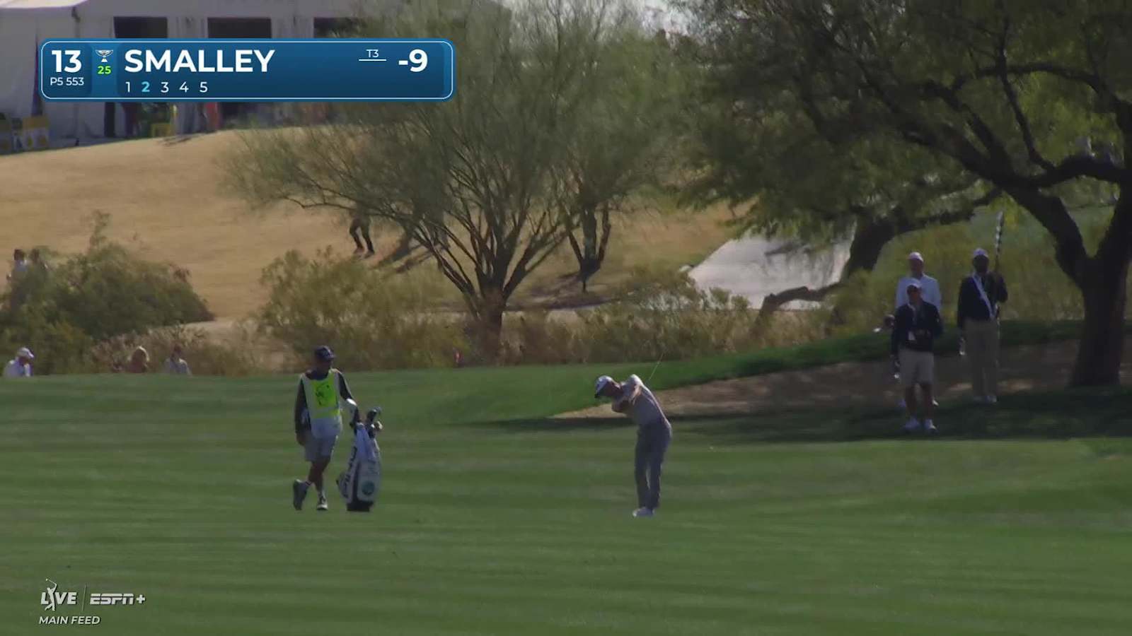 Alex Smalley's impressive approach leads to eagle at WM Phoenix Open