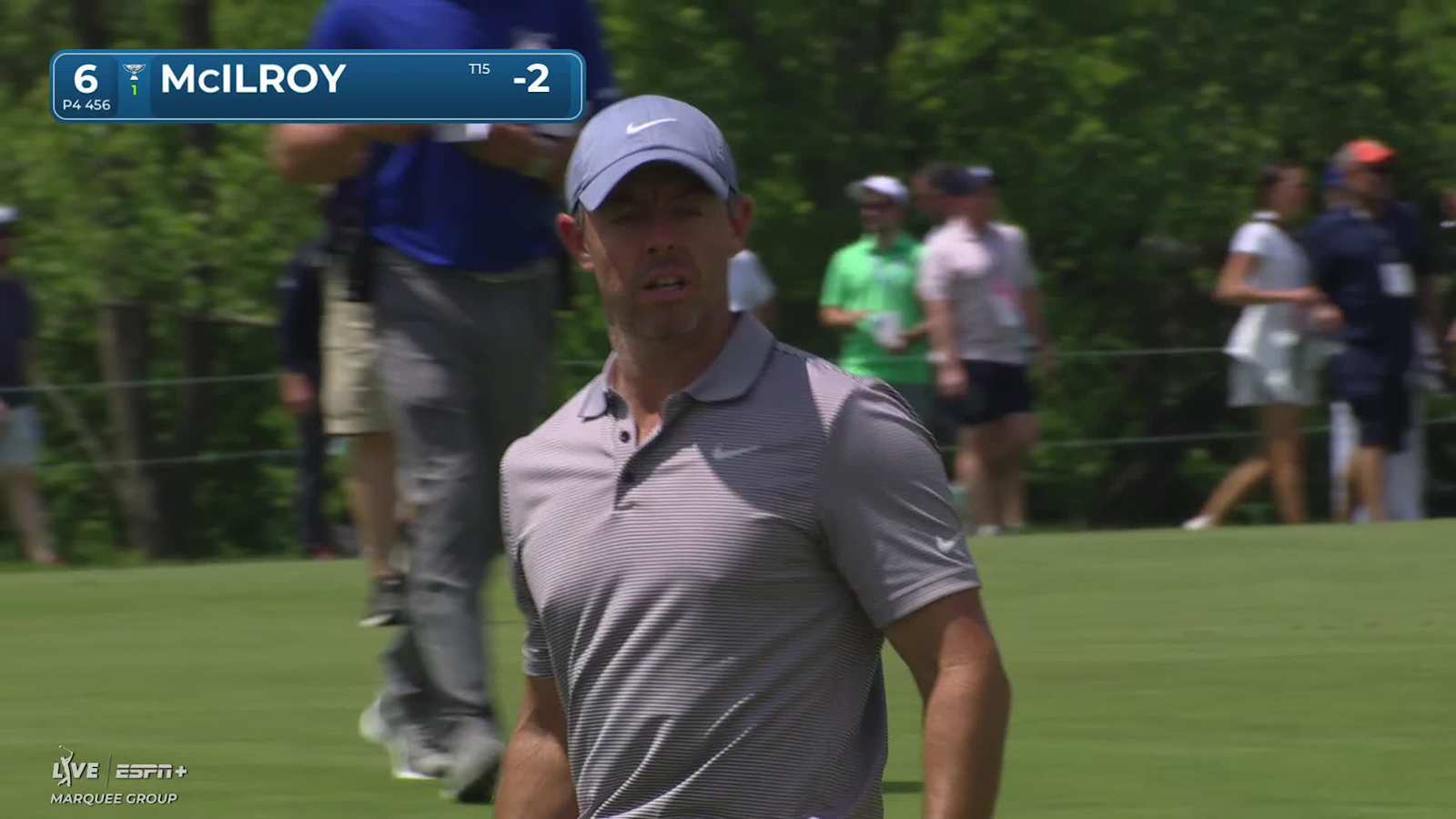 Rory McIlroy plants wedge for easy birdie putt at Truist Championship
