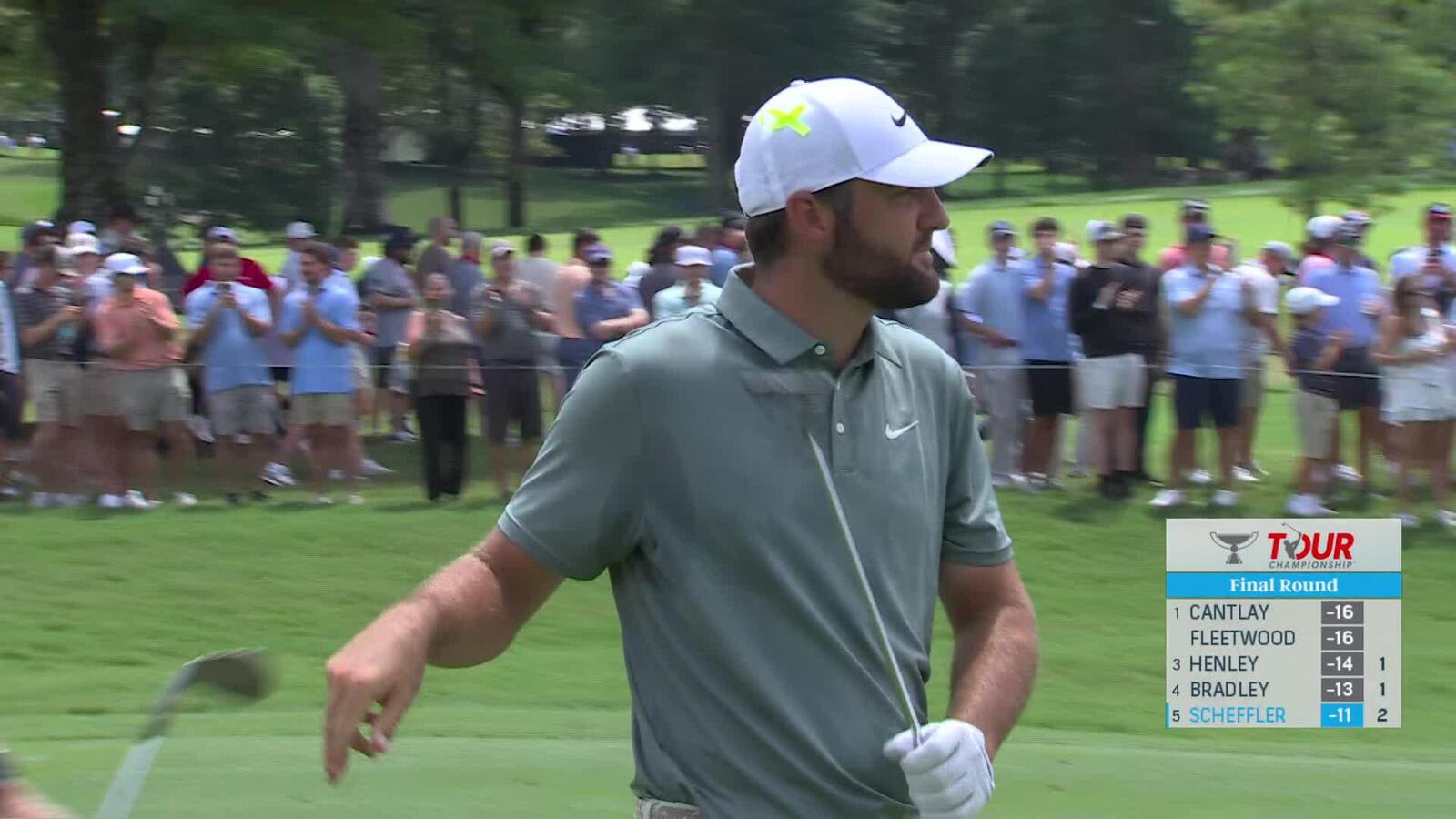 Scottie Scheffler bounces back with birdie at TOUR Championship