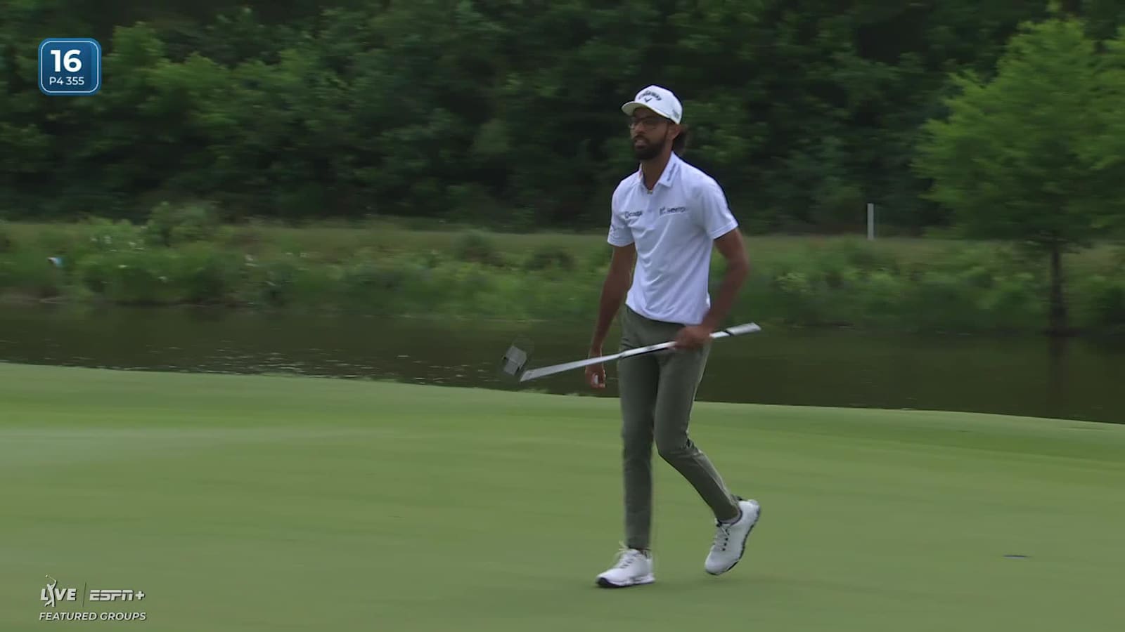 Akshay Bhatia spins back approach, makes birdie at Zurich Classic