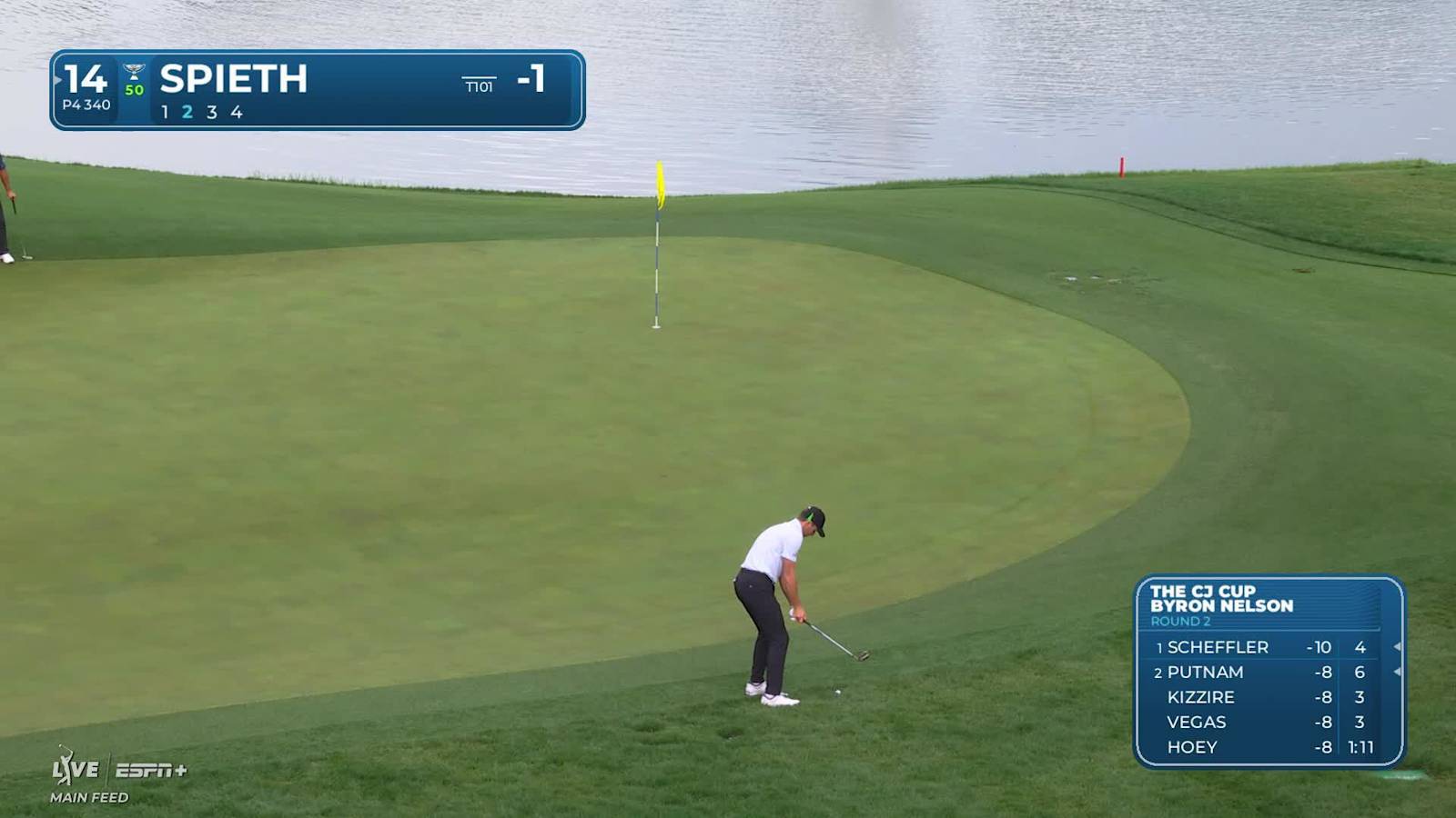 Jordan Spieth bounces back from double bogey with another birdie at THE CJ CUP