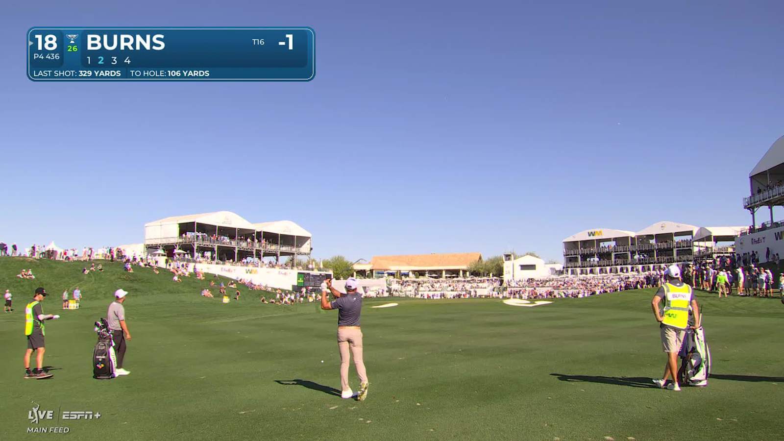 Sam Burns pulls the string with second and birdies at WM Phoenix Open