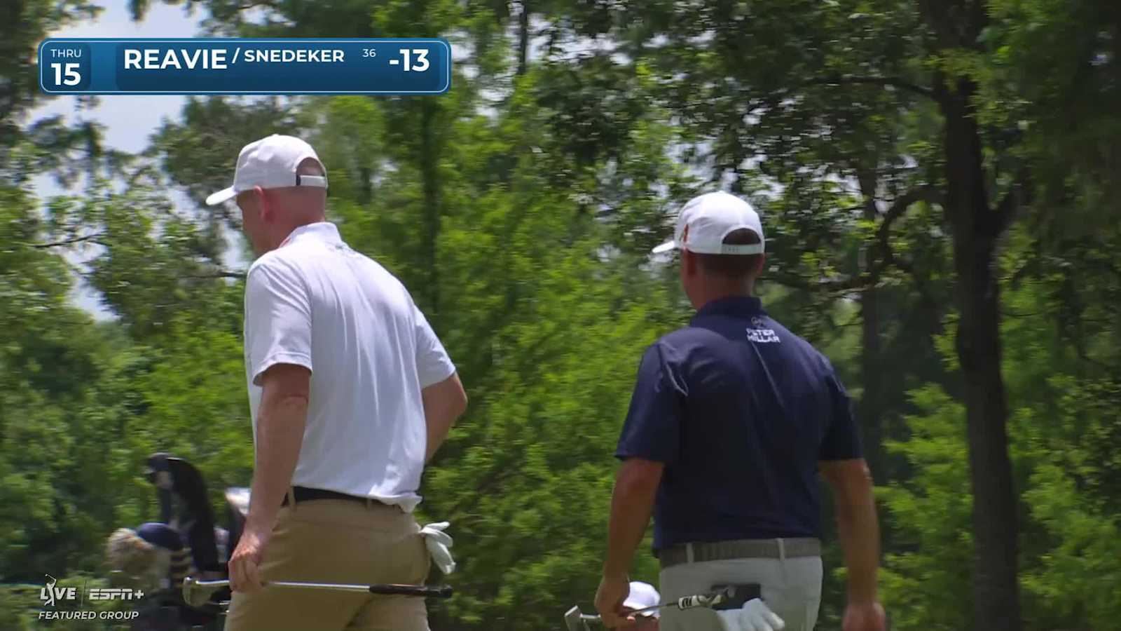 Team Brandt Snedeker/Chez Reavie makes birdie on No. 15 at Zurich Classic