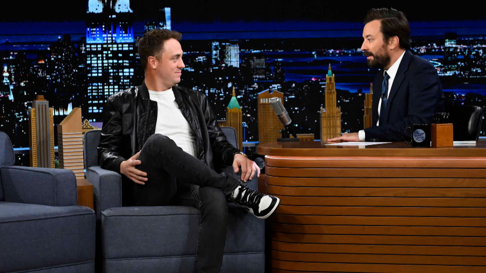 Behind-the-scenes of Justin Thomas' Jimmy Fallon appearance