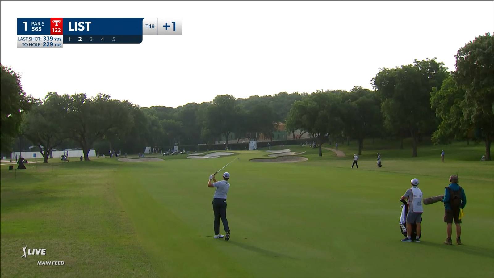 Luke List uses nice approach to set up birdie at Charles Schwab