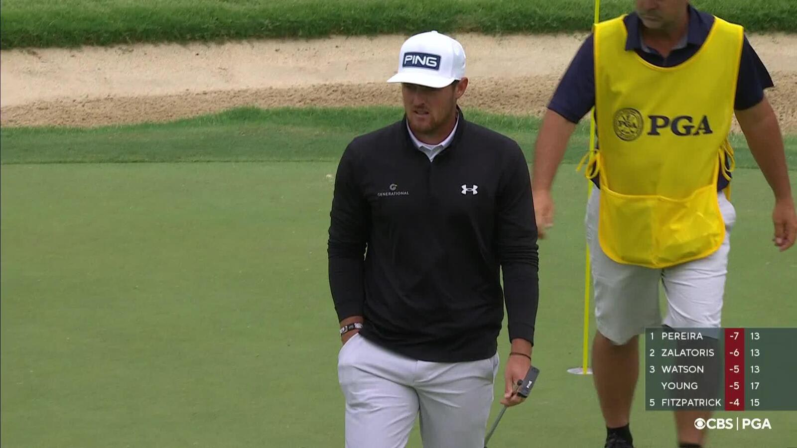 Mito Pereira’s 18-foot birdie putt at PGA Championship