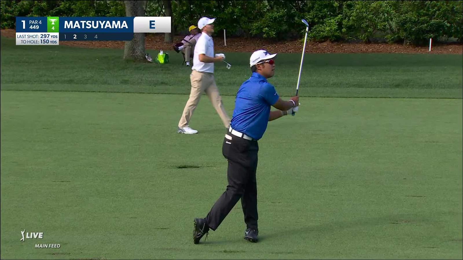 Hideki Matsuyama rolls in 18-footer for birdie at Arnold Palmer