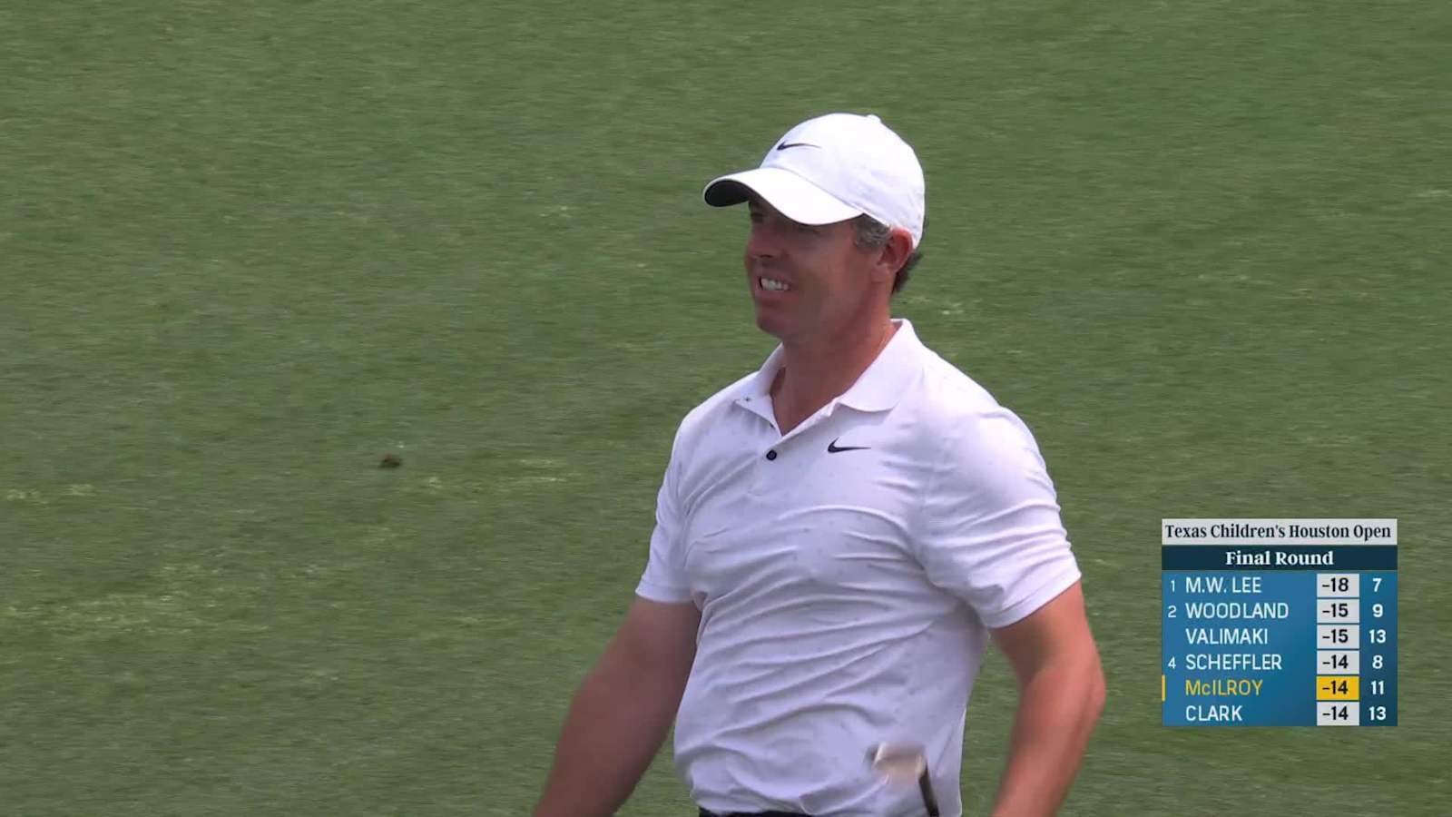 Rory McIlroy makes birdie on No. 12 at Houston Open