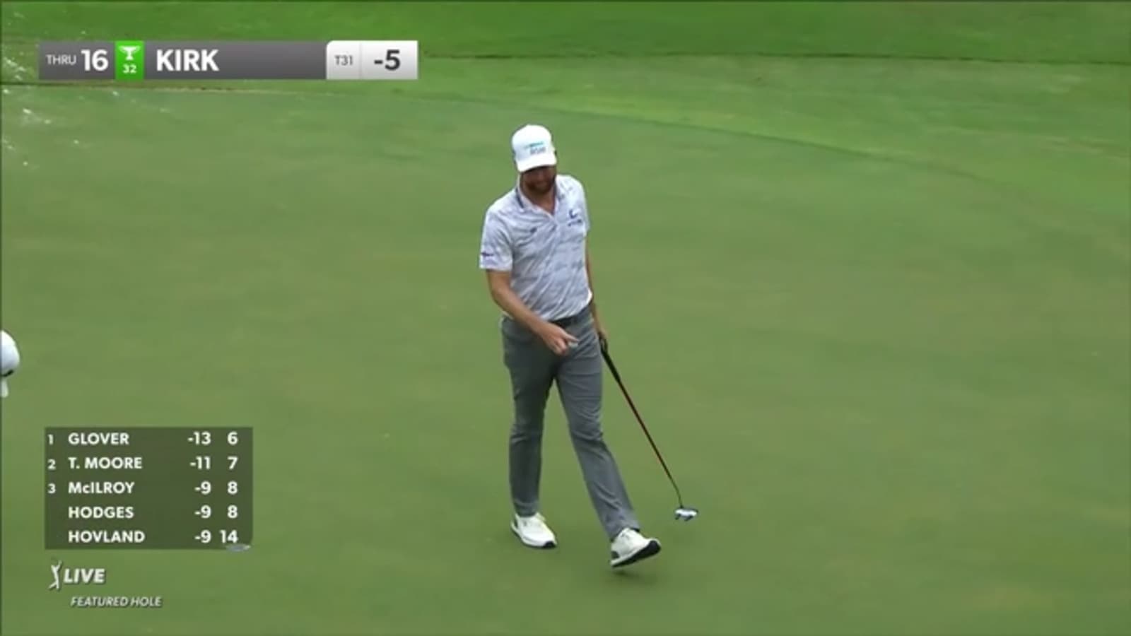 Chris Kirk makes birdie at FedEx St. Jude