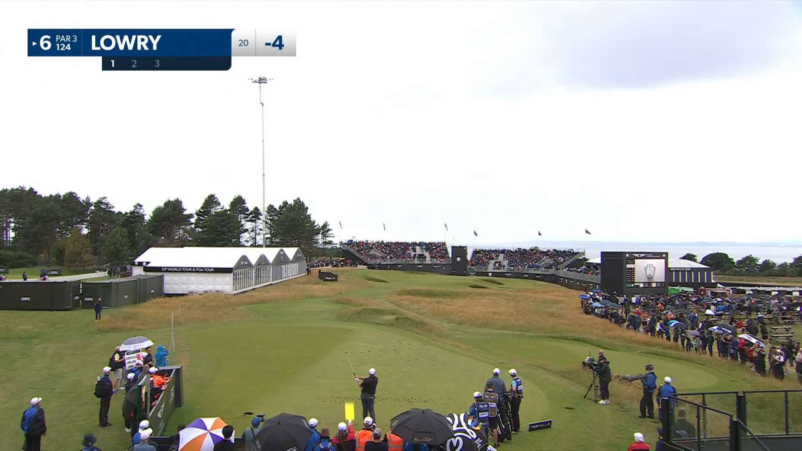 Shane Lowry dials in tee shot to yield birdie at Genesis Scottish Open
