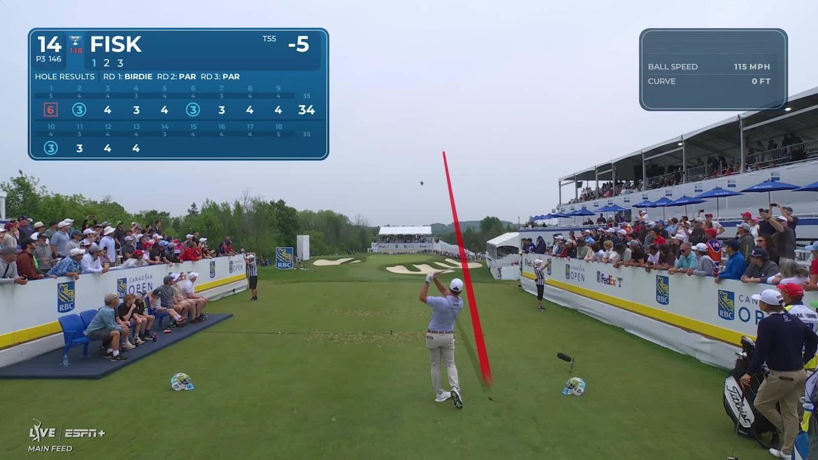 Steven Fisk nearly aces No. 14 at RBC Canadian