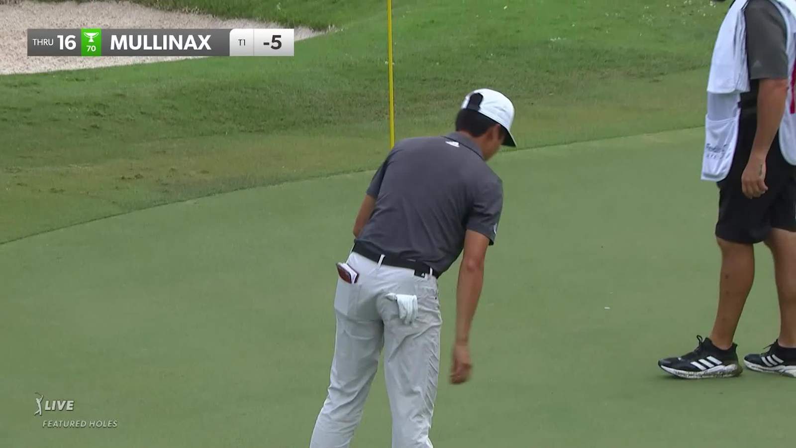Trey Mullinax holes out from 57 feet for eagle at FedEx St. Jude Champ