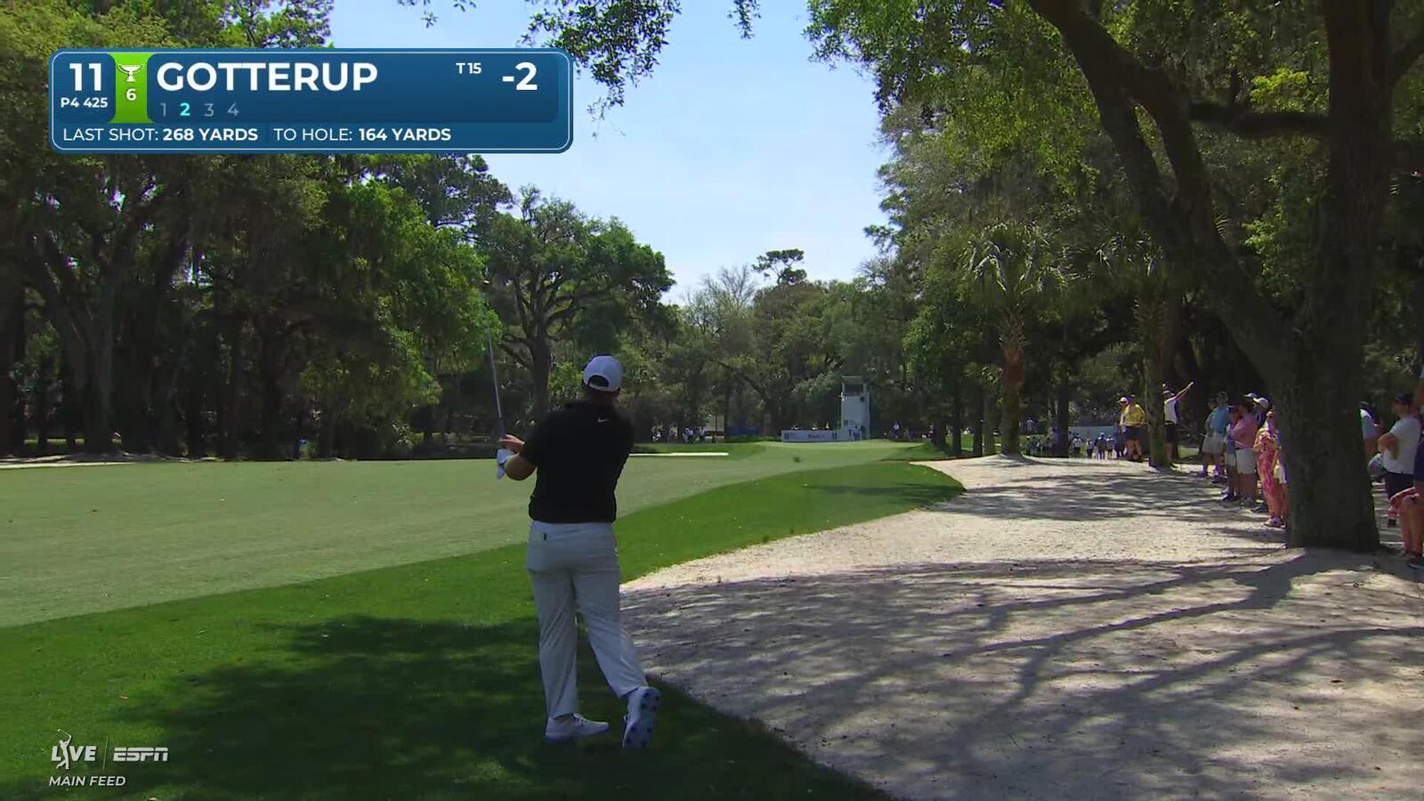 Chris Gotterup makes birdie on No. 11 at RBC Heritage
