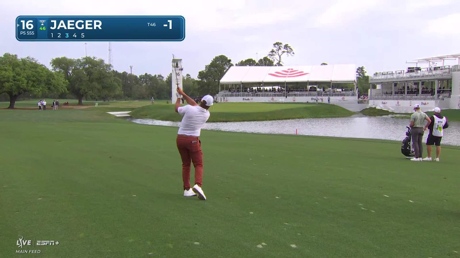 Stephan Jaeger dials in wedge to set up birdie at Houston Open