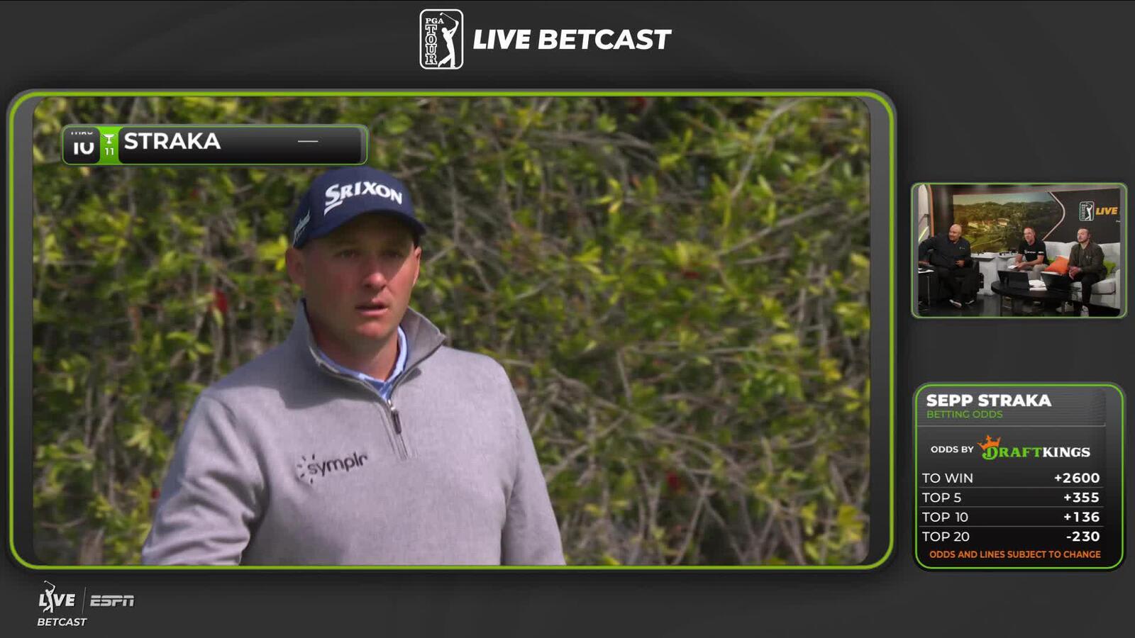 Sepp Straka drains 10-foot birdie putt on No. 10 at The Genesis