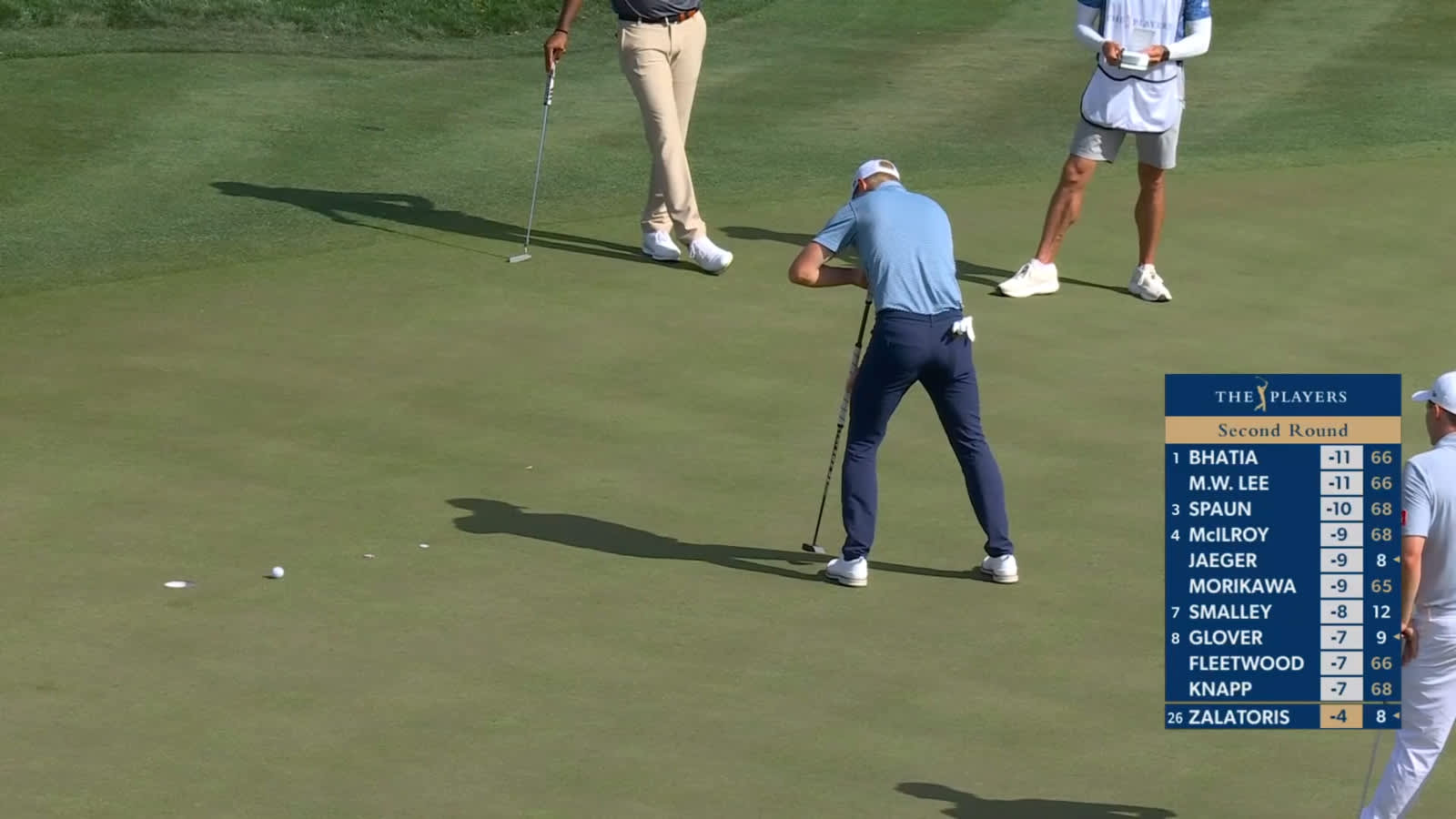 Will Zalatoris rolls in birdie putt at THE PLAYERS